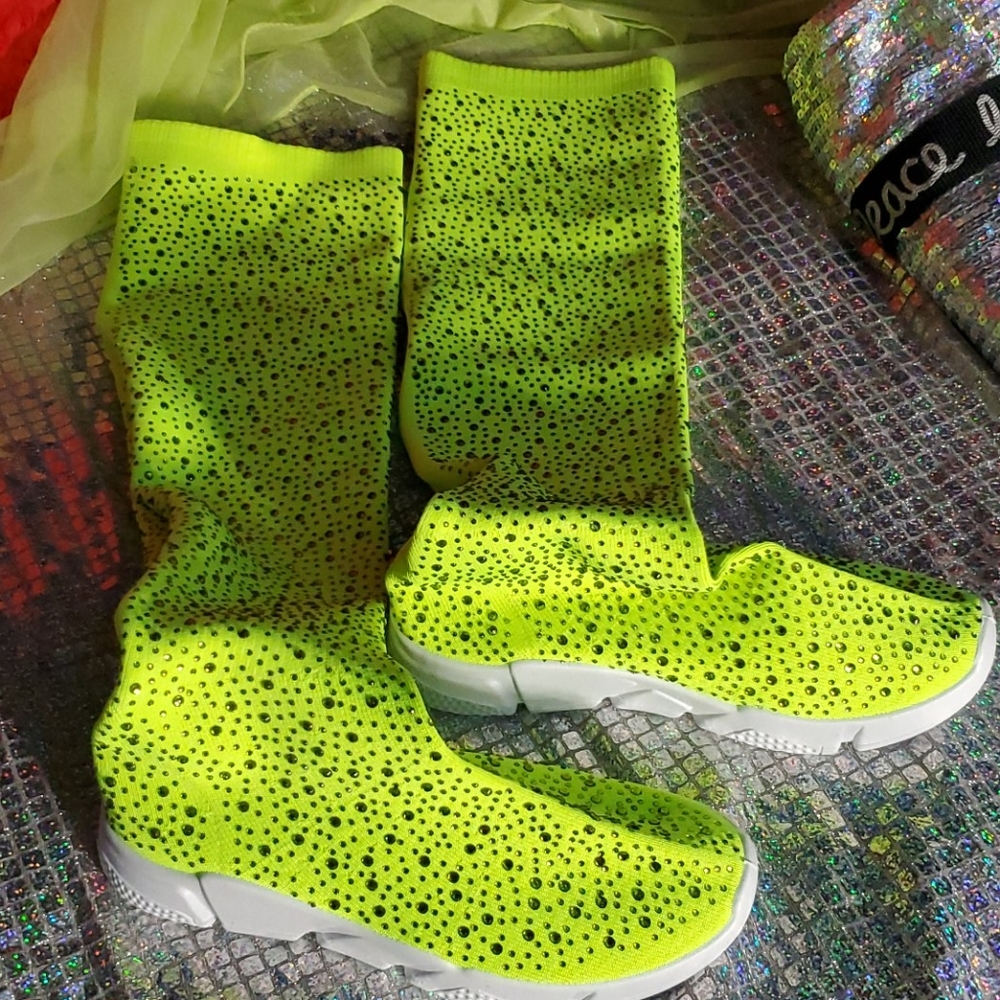 RHINESTONE SNEAKERS - Picture 6 of 10